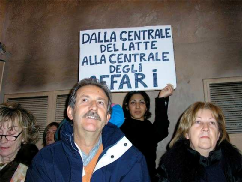 Ex centrale del latte: il Consiglio comunale del 9 febbraio 2006, il Comitato protesta